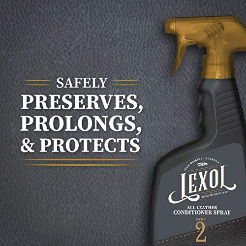 Lexol Trigger Foaming Leather Cleaner and Conditioner Kit with 2