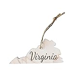 State Christmas Ornaments, Wooden Tree Holiday