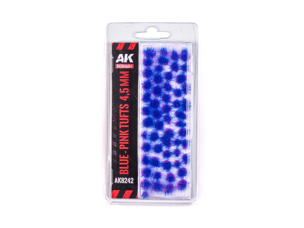 AK Interactive Diorama Series Blue & Pink Tufts 4.5mm (AK8242)