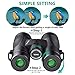 12x42 Compact Binoculars for Adults - Pankoo Professional HD Binoculars for Bird Watching Travel Hiking Wildlife Hunting Concerts Theater - Waterproof Low Night Vision lightweight Powerfull Binoculars