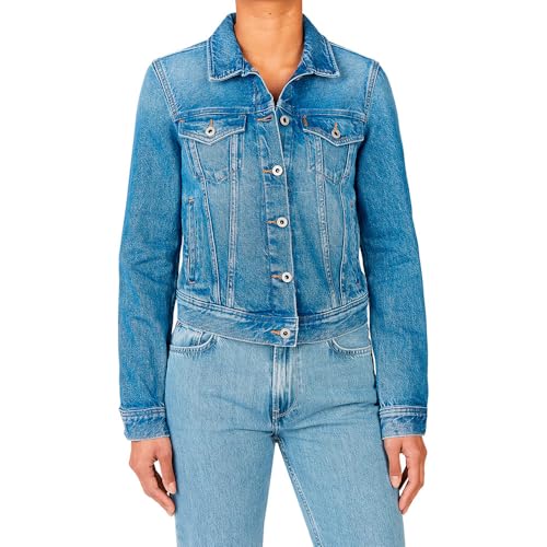 Slim Jacket Giacca, Blu (Denim-IA5), XXS Donna