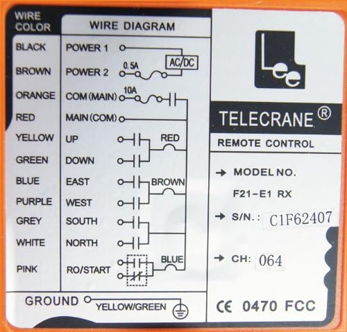 KATSU Tools AC 220V 6 Channels Wireless Telecrane Remote Control Receiver Transmitter 990716 - Image 4