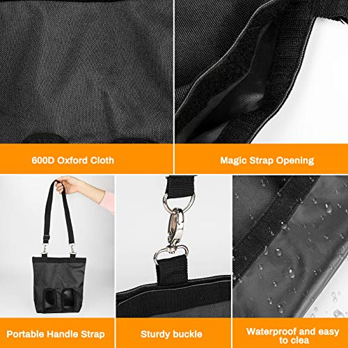 Hooizak voor cavia's E-More Voeder voor konijnenhooi met hangende band Hooizak Hangende voederzak Geschikt voor cavia's… - Afbeelding 5