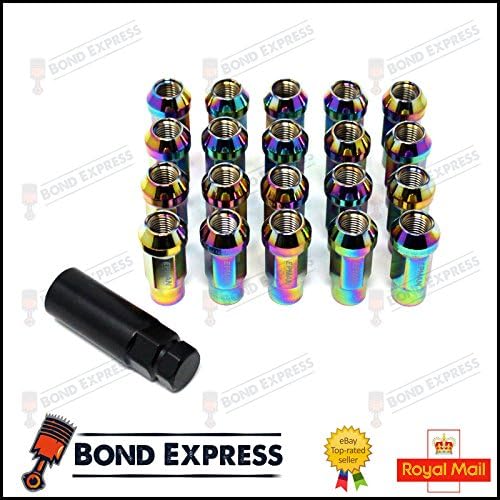 Epman Racing Steel Lug Nuts - M12 x 1.5 - Neo Chrome