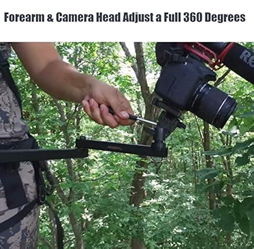 Muddy Basic Trail Camera Arm with Pan Head for Precision Game Cam