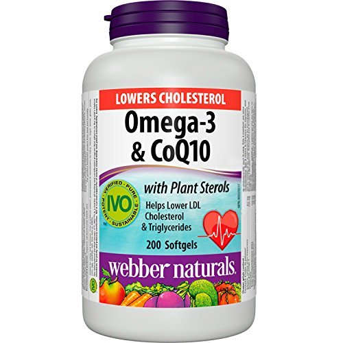 Webber naturals omega-3 & coq10 with plant sterols,…