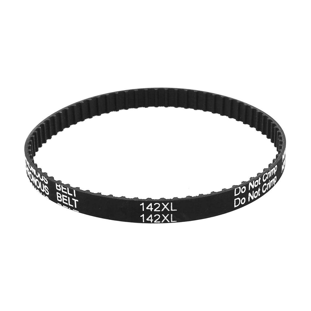 Industrial Timing Belt 142XL 037 71T 9.5mm Width 5.08mm Pitch Rubber Black