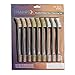 Champs 9 Pieces Double-Ended Gun Cleaning Bristle Brushes [3pcs Nylon, 3pcs Copper, 3pcs Brass]