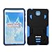 Samsung Galaxy Tab 4 7.0 case, iRhino Black-blue Heavy Duty rugged Hybrid Case cover with Build In Kickstand Protective Case For Samsung galaxy Tab 4 7 inch T230 Tablet