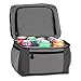 Sacko Large Dual Compartment Insulated Lunch Bag/Lunchbox/Cooler For Adults Men Women. Great for Work, Camping, Picnics, The Beach, etc.