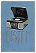 Listen Retro Record Player Art Poster Print - 13x19 custom fit with RichAndFramous Black 13 inch Poster Hangers
