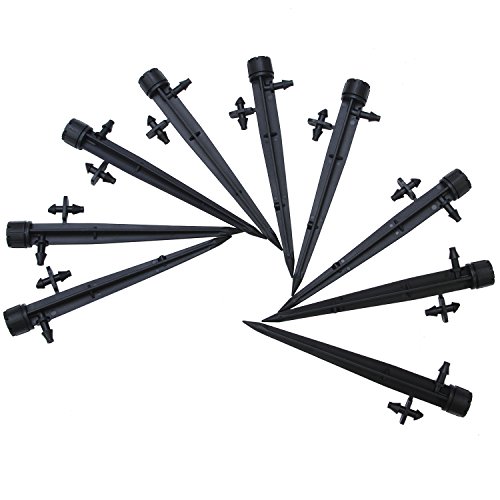 4 Elcoho+Adjustable+Irrigation+Drippers+Connector