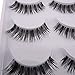 Polytree 5 Pairs Handmade Natural Soft False Eyelashes Fake Eye Lash (Style 1)