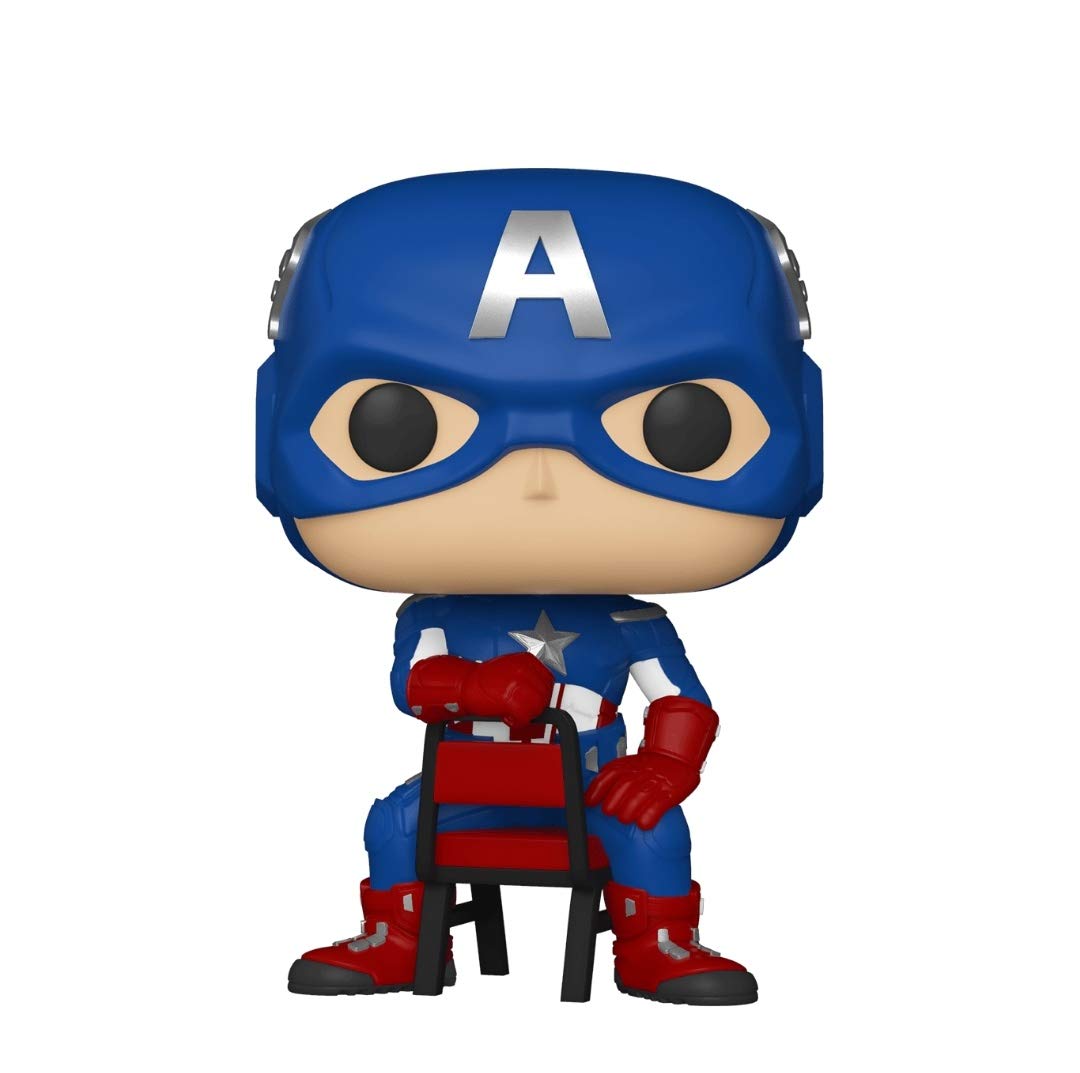 Funko Pop! Marvel Collector Corps Exclusive End Credits Captain America #693 w/ Free Acrylic Case