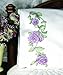 Fairway Needlecraft 83245 Cross Stitch Perle Edge Pillowcases, Rose Vine Design, Standard, White