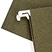 Blue Summit Supplies 25 Pack Extra Capacity Hanging File Folders Letter Size, Reinforced Green Hanging File Folders, Heavy Duty 2 Inch Expansion, Designed for Wide, Bulky Files and Charts