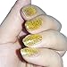 NICOLE DIARY 4 Boxes Nail Art Glitter Powder Champagne Gold Hexagon Ultra-thin Mixed Paillette Nail Sequins Manicure DIY Decoration