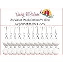 Value 24 Large Disks Birds Bird Repellent Reflective Disc Bird Scarer