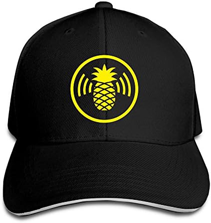 Unisex Adjustable Snapback Hat Solid Colors Sports Caps For WiFi Pineapple
