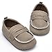 Voberry Baby Toddlers Boys' Canvas Slip-On Loafers Flat Sneaker (8~12Month, Khaki)