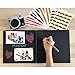 potricher 10x10 Inch DIY Scrapbook Photo Album Hardcover Black Blank Kraft Paper for Guest book Wedding Anniversary Family Valentines Day (Black, 10 Inch)