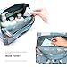 Portable Waterproof Travel Cosmetic Bag - Lady Color Portable Travel Makeup Kit Organizer Bathroom Storage Cosmetic Bag Carry Case Toiletry Bag with Hanging Hook (Wine Flowers)