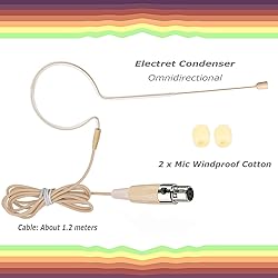 XGWTH Headset Microphone Single Ear Earset Headworn