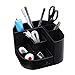 VPACK Magnet Desk Organizer Pen Holder - Desktop Office Supplies Stationery Gadgets Storage Box (Onyx Black)