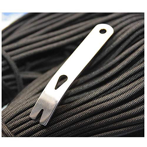 RONRONS 5 Pack Mini Stainless Steel Pocket Pry Bar Crowbar Multifunction EDC Tool Survival Opener