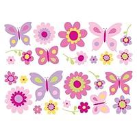 Fun4Walls SA30149 Flowers and Butterflies Wall Stickers