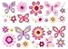 Fun4Walls SA30149 Flowers and Butterflies Wall Stickers