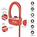 Bluetooth Headphones,Hbuds H1 Best Wireless Sports Earphones w/ Mic IPX7 Waterproof HD Stereo Sweatproof In Ear Earbuds for Gym Running Workout 9 Hour Battery Noise Cancelling earbuds Headsets(Orange)