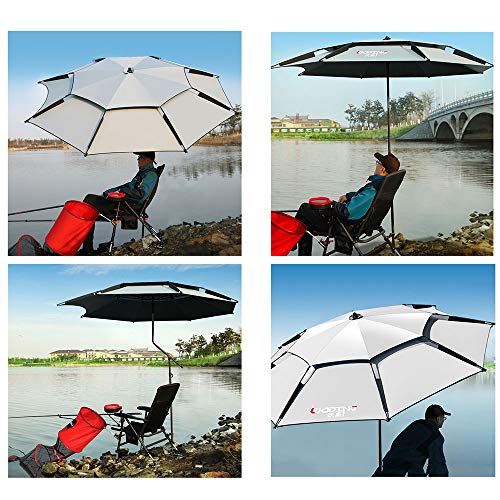Outech Sonnenschirm, Terrassenschirm Im Freien, Tragbarer Gartenschirm Mit Regenschirm, Mit Verdickten Rippen, UV-Schutz… – Bild 7