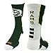 TCK CSU Perimeter Crew Socks (Dark Green/White/Vegas Gold, Large)