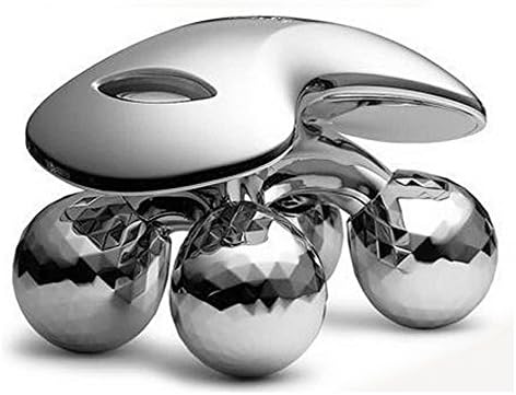 koreatrends 3D, Mini, 4D Roller Massager, Body Face 4D SILVER ROLLER
