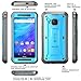 HTC One M9 Case, SUPCASE Full-body Rugged Holster Case with Built-in Screen Protector for HTC One M9 (2015 Release), Unicorn Beetle PRO Series - Retail Package (Blue/Black)