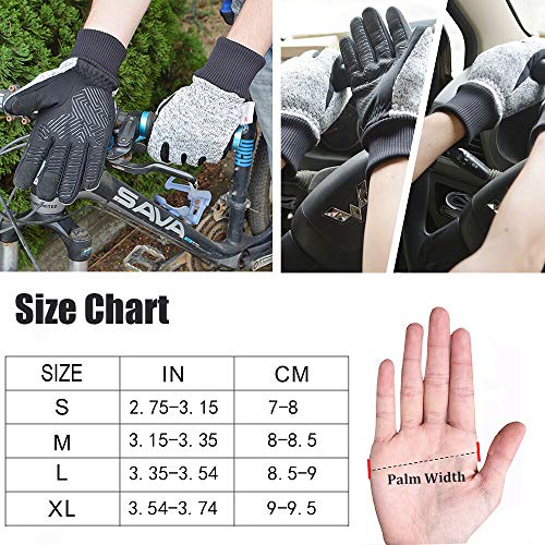 image for BIKINGMOREOK 3M Thinsulate Windproof Knit Gloves Mitten Winter Gloves 