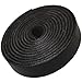 TOFL Genuine Top-Grain Leather Strap | 72 Inches Long | 5/8 Inch Wide | 1/8 Inch Thick (7-8 oz) | 1 Leather Strip for DIY Arts & Craft Projects, Clothing, Jewelry, Wrapping | Black