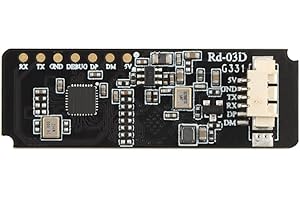 KUIOPYY -03D 24G Multi-Target Human Motion Trajectory Localization and Tracking Radar Module On-Board PCB Antenna Easy Instal