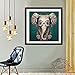 Diamond Painting Kits, DIY 5D Square Full Drill Art Perfect for Relaxation and Home Wall Decor (Nerdy Elephant,16x16inch)