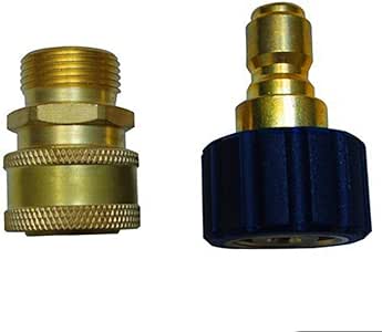 Amazon.com: Portable Hose Fitting M22 15mm Pressure Washer Metric Quick