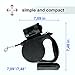 Retractable Dog Leash - Walking Leash 15ft for Small Medium Breed up to 44lb - Retractable Leash Set with Light and Waste Bag Dispenser -Durable Plastic Pet Training Leash Cord for Puppy and Adult Dog