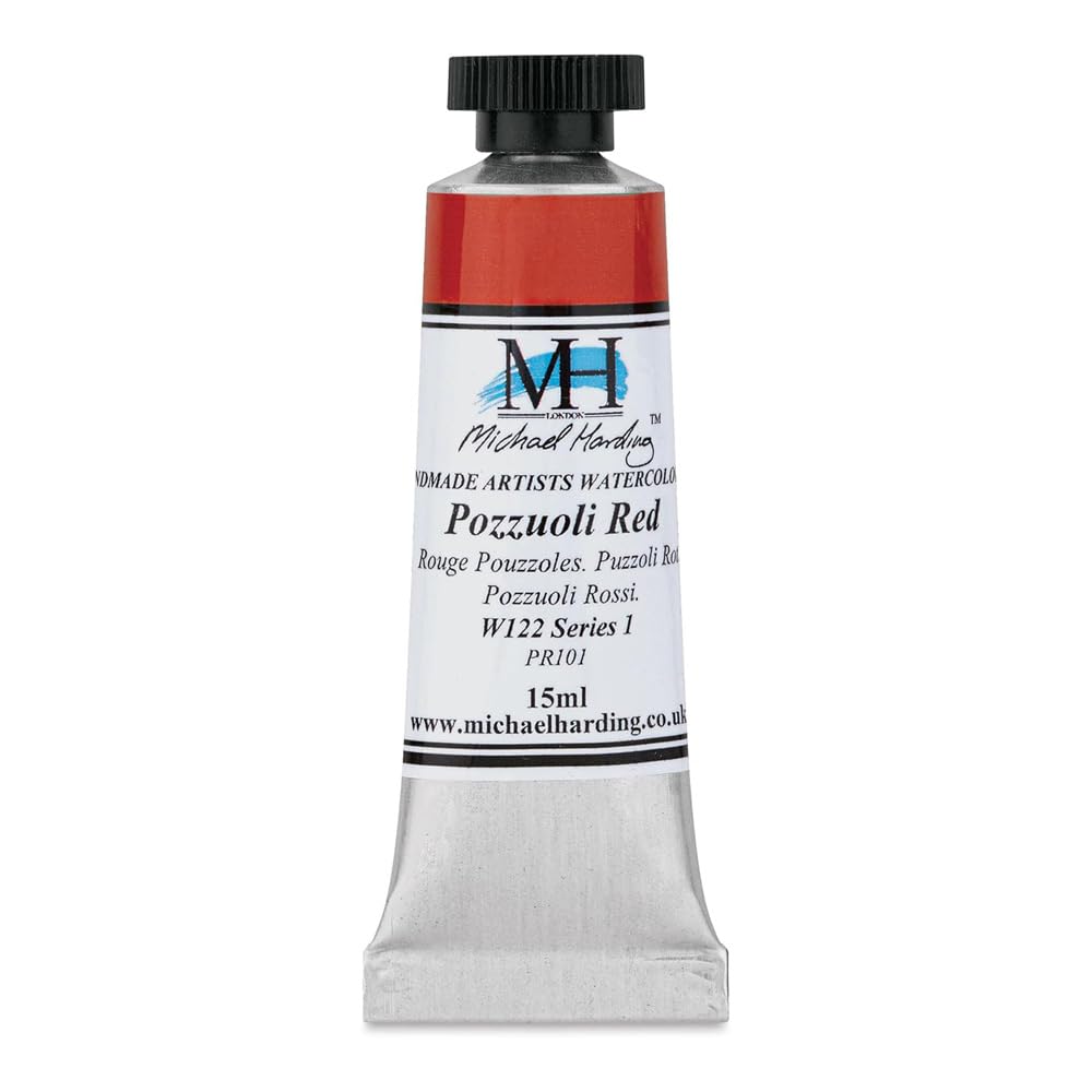 Michael Harding Professional Watercolors - 15ml Tubes (Pozzuoli Red)
