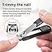 Professional Cuticle Pusher and Cutter – Easily Gel Nail Polish Scraper – Learning Do Nails at Home Use Cuticle Remover for Fingernails and Toenails - Pedicure Manicure Tools