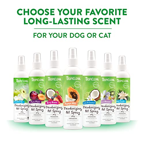 TropiClean Baby Powder Dog Perfume Spray Long Lasting Naturally