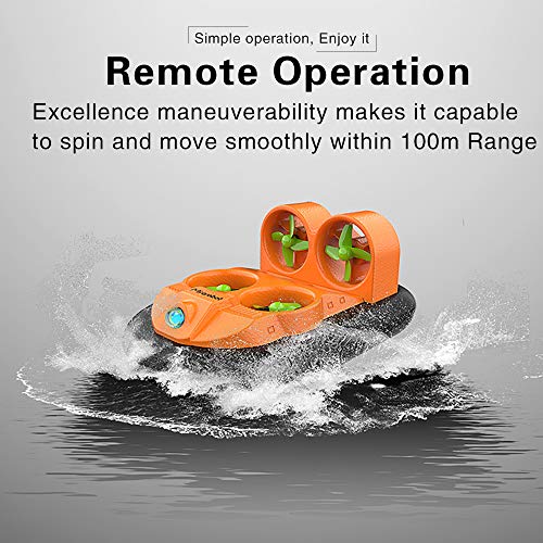 Goolsky Mirarobot GV160 RC Boat LED EPP 2.4G High Speed Ground Effect Amphibious Anti-Crashed Vehicle Hovercraft