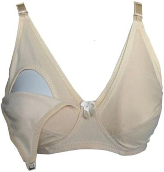 BabyTENS Ladies Womens Beige Nude Maternity Breast Feeding