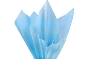 PMLAND Premium Quality Gift Wrapping Paper - Sky Blue - 15 Inches X 20 Inches 100 Sheets