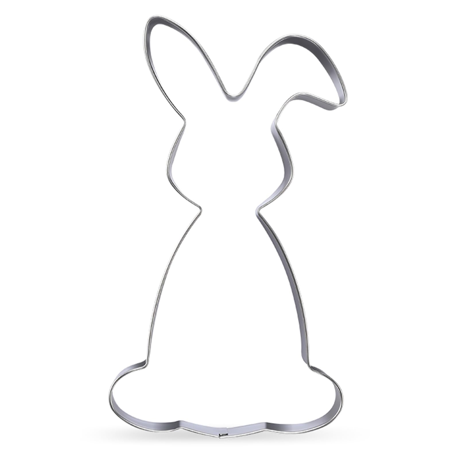 PANSIBY Easter Cookie Cutter, 1 Piece Rabbit Cookie Cutter, Easter Bunny Biscuit Cutter for Baking, Large Easter Cookie Cutter for Biscuits, PAN-010BK-27