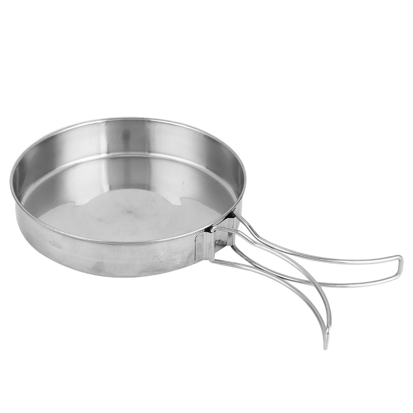Camping Cookware Set Stainless Steel Portable 8 pcs Picnic Cooking Pot for Outdoor Activities